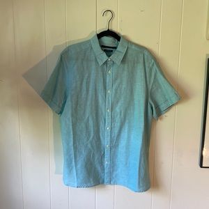 Blue button up from Perry Ellis